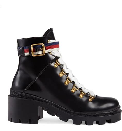 trip lug sole combat boot gucci|fashion style lug sole boots.